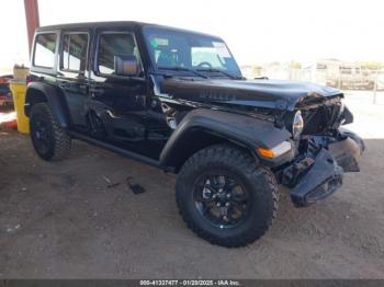  Salvage Jeep Wrangler