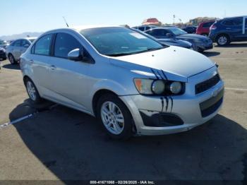  Salvage Chevrolet Sonic