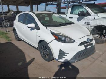  Salvage Toyota Prius c