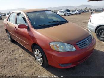  Salvage Toyota Corolla