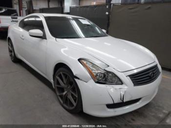  Salvage INFINITI G37x