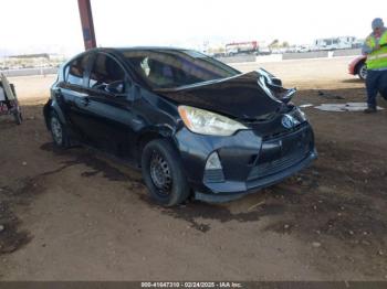  Salvage Toyota Prius c