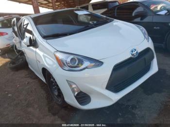  Salvage Toyota Prius c