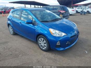  Salvage Toyota Prius c