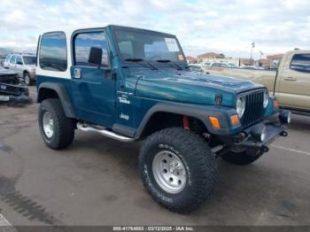  Salvage Jeep Wrangler