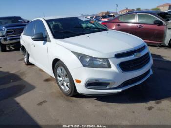  Salvage Chevrolet Cruze