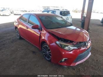  Salvage Toyota Corolla