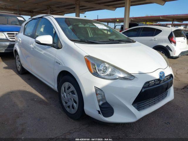  Salvage Toyota Prius c