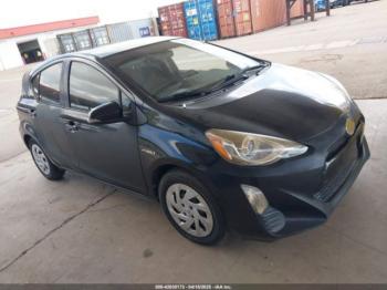  Salvage Toyota Prius c
