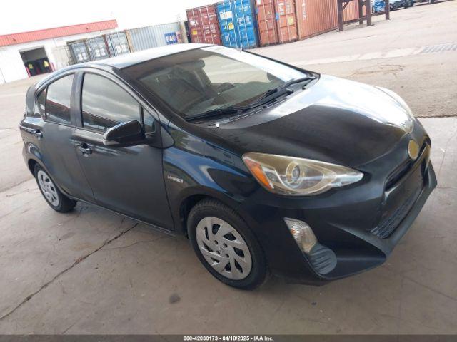 Salvage Toyota Prius c
