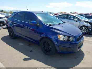  Salvage Chevrolet Sonic