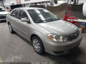  Salvage Toyota Corolla