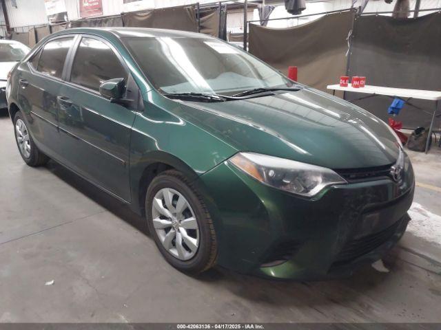  Salvage Toyota Corolla