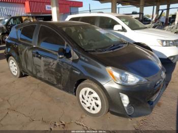  Salvage Toyota Prius c