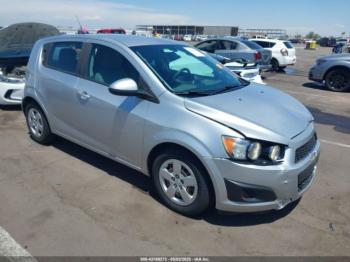  Salvage Chevrolet Sonic