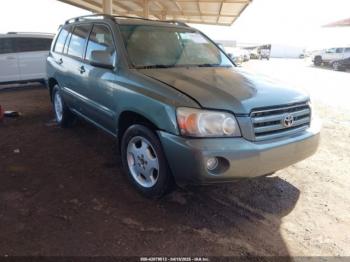  Salvage Toyota Highlander