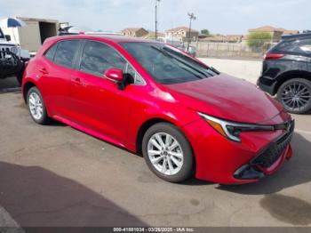  Salvage Toyota Corolla