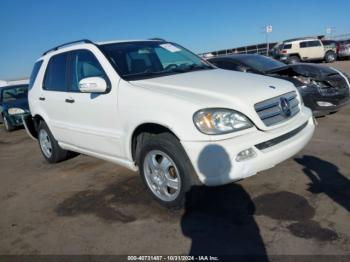  Salvage Mercedes-Benz M-Class