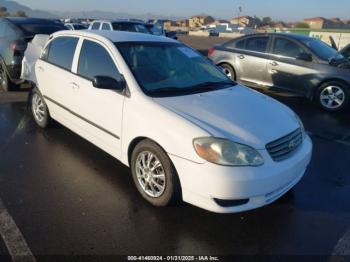  Salvage Toyota Corolla