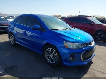  Salvage Chevrolet Sonic