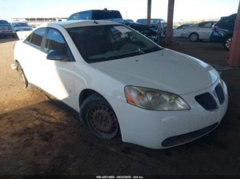  Salvage Pontiac G6