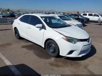  Salvage Toyota Corolla