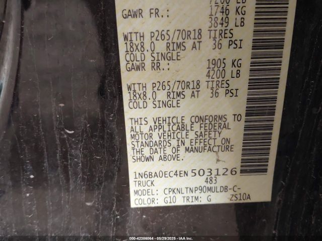 Nissan Titan Sv Image 15