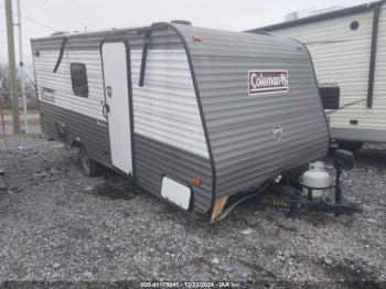  Salvage Coleman Travel Trailer
