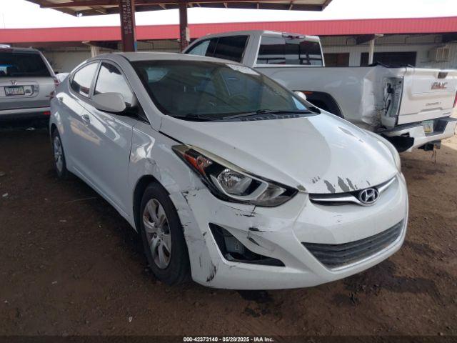  Salvage Hyundai ELANTRA