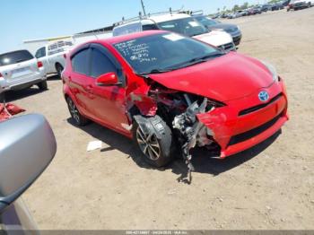  Salvage Toyota Prius c