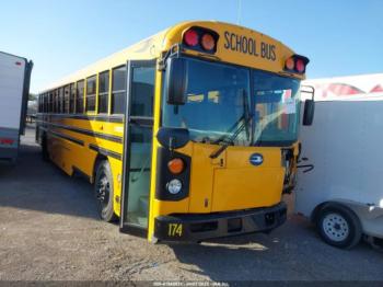  Salvage Blue Bird School Bus   Transit Bus