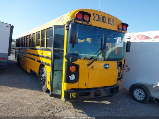  Salvage Blue Bird School Bus   Transit Bus