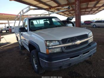  Salvage Chevrolet Silverado 2500