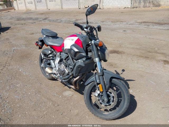  Salvage Yamaha Fz07