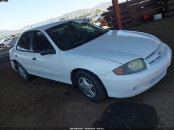  Salvage Chevrolet Cavalier