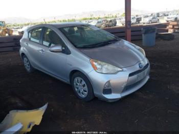  Salvage Toyota Prius c