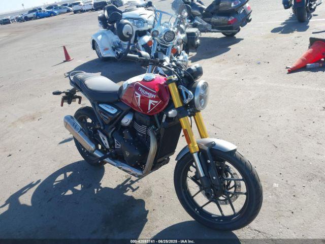  Salvage Triumph Motorcycle Speed