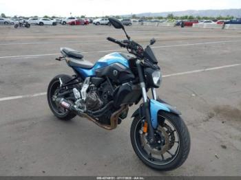  Salvage Yamaha Fz07