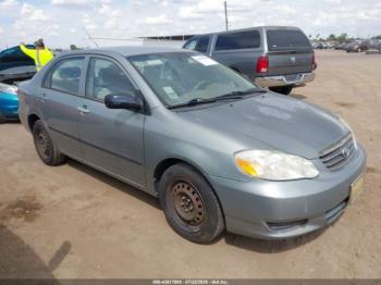  Salvage Toyota Corolla