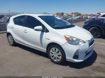  Salvage Toyota Prius c