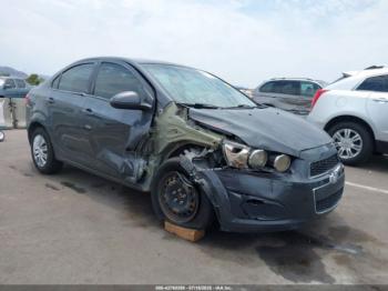  Salvage Chevrolet Sonic