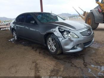  Salvage INFINITI G37x