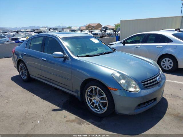  Salvage INFINITI G35