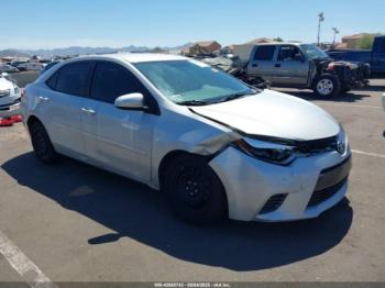  Salvage Toyota Corolla