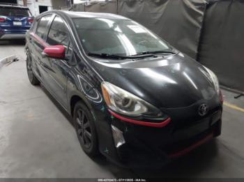  Salvage Toyota Prius c