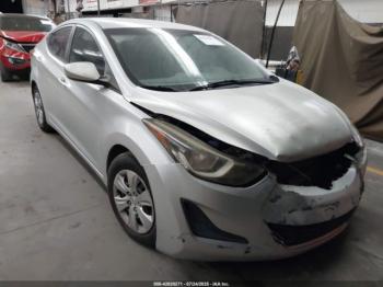  Salvage Hyundai ELANTRA