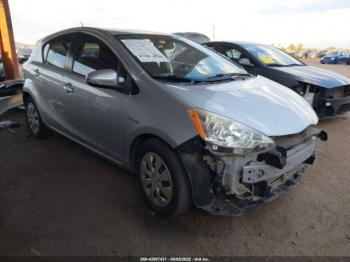  Salvage Toyota Prius c