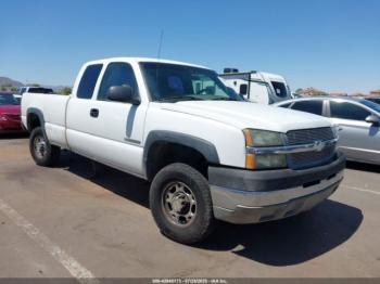  Salvage Chevrolet Silverado 2500