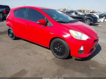  Salvage Toyota Prius c