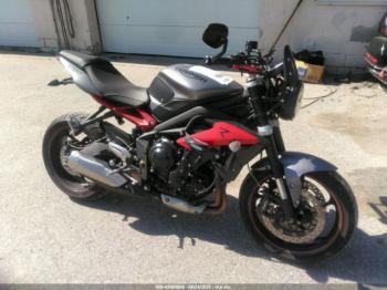  Salvage Triumph Motorcycle Street Triple